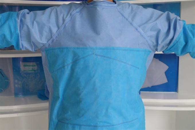 十字の伝染の防止のために有毒な青く使い捨て可能なつなぎ服非