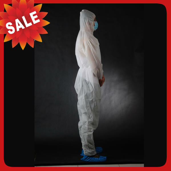 病院/実験室/クリーン ルームのための信頼できる使い捨て可能な保護つなぎ服