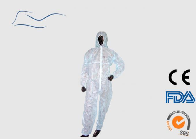 Eco病院/医院の医療スタッフのための友好的で使い捨て可能なPPEのつなぎ服