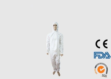 オイルの抵抗力がある使い捨て可能なつなぎ服のスーツ、快適で使い捨て可能な仕事のつなぎ服