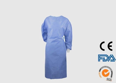 中国 編まれた袖口が付いている高い保護性能の使い捨て可能な医学の衣服 工場