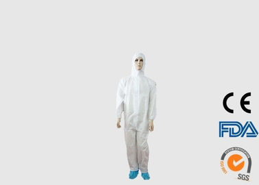 中国 前部ジッパーの閉鎖が付いている環境に優しく使い捨て可能なPPEのつなぎ服 工場