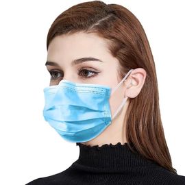 伸縮性がある耳のループが付いている非編まれたPPの表面医学のマスクは汚染を咳をすることを防ぎます